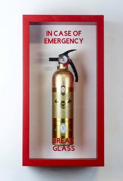 "In Case of Emergency Break Glass "Cristal" Midi Edition Fire Extinguisher 