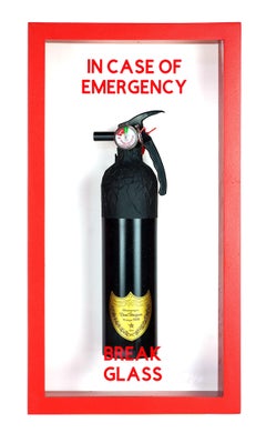 "In Case of Emergency Break Glass "Dom Perignon" Midi Edition Fire Extinguisher 