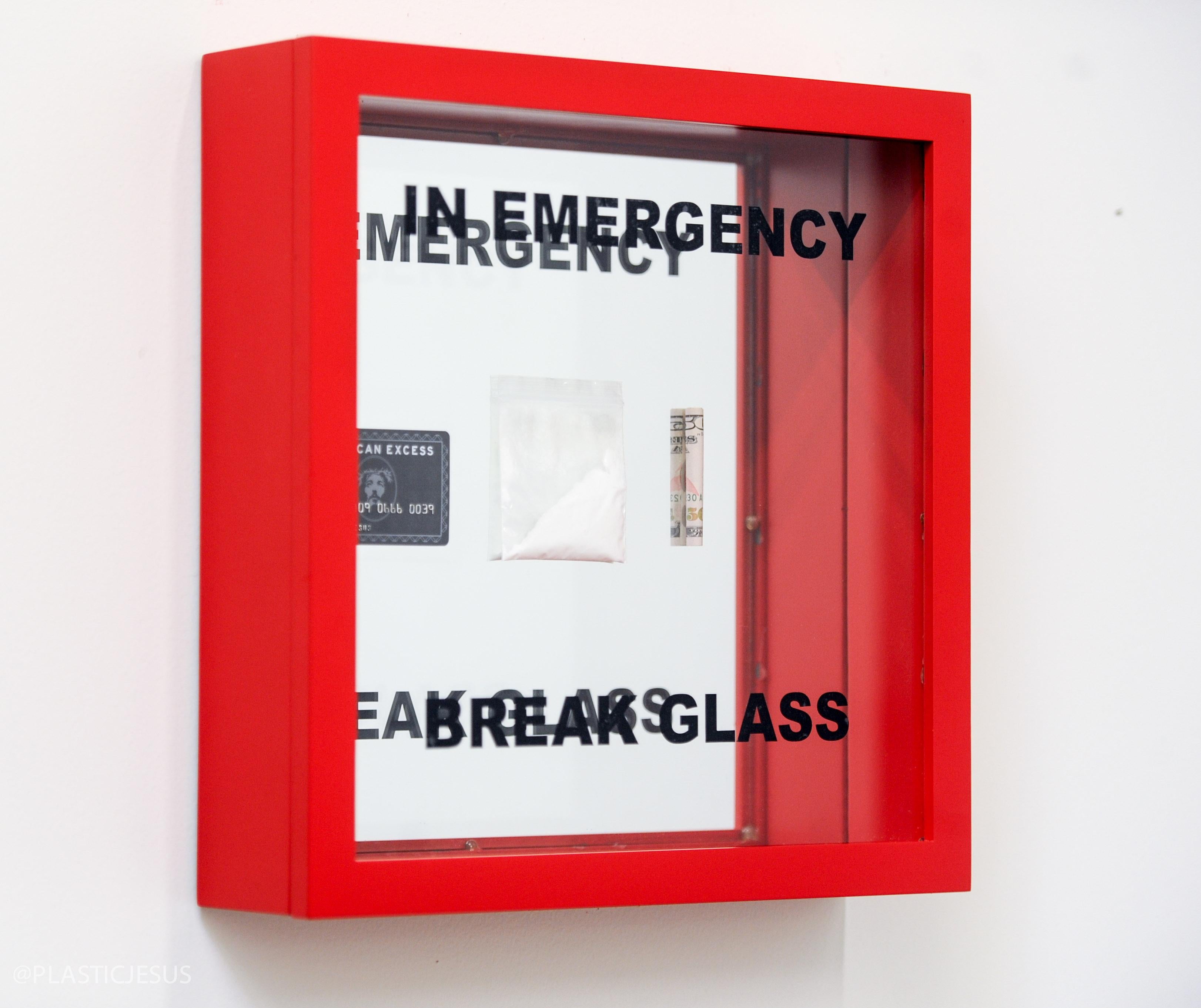 in case of emergency break glass art