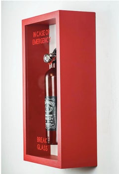 "In Case of Emergency Break Glass "Jack Daniels" Fire Extinguisher