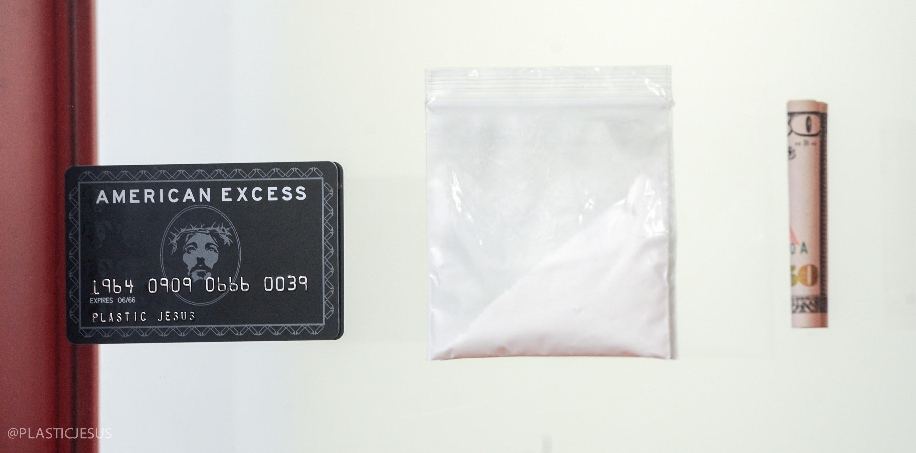 Plastic Jesus is a Los Angeles based street artist that specializes in bold stencil and installation work, inspired by world news events, society, the urban environment, culture and politics. 

His work is more about shining a small light into some