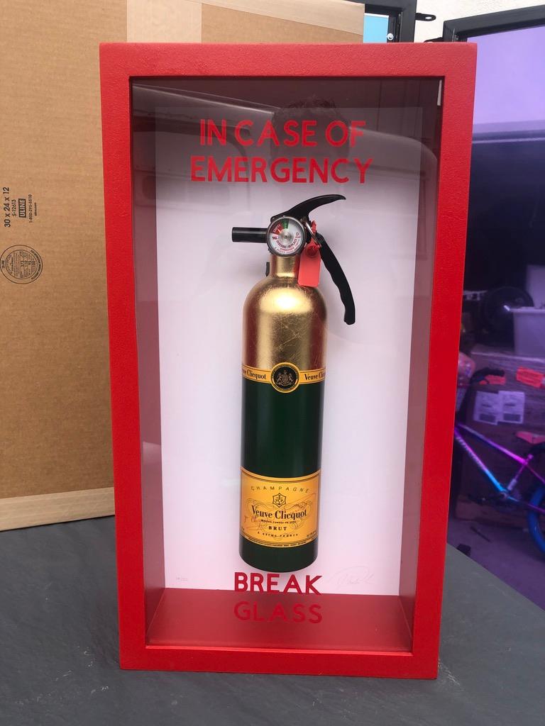 veuve clicquot fire extinguisher