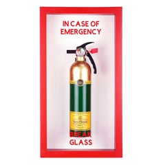 "In Case of Emergency Break Glass"Veuve Clicquot Midi Edition Fire Extinguisher 