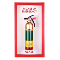 "In Case of Emergency Break Glass"Veuve Clicquot Midi Edition Fire Extinguisher