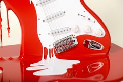 "El arte del ruido" Guitarra Fender Stratocaster genuinamente esculpida