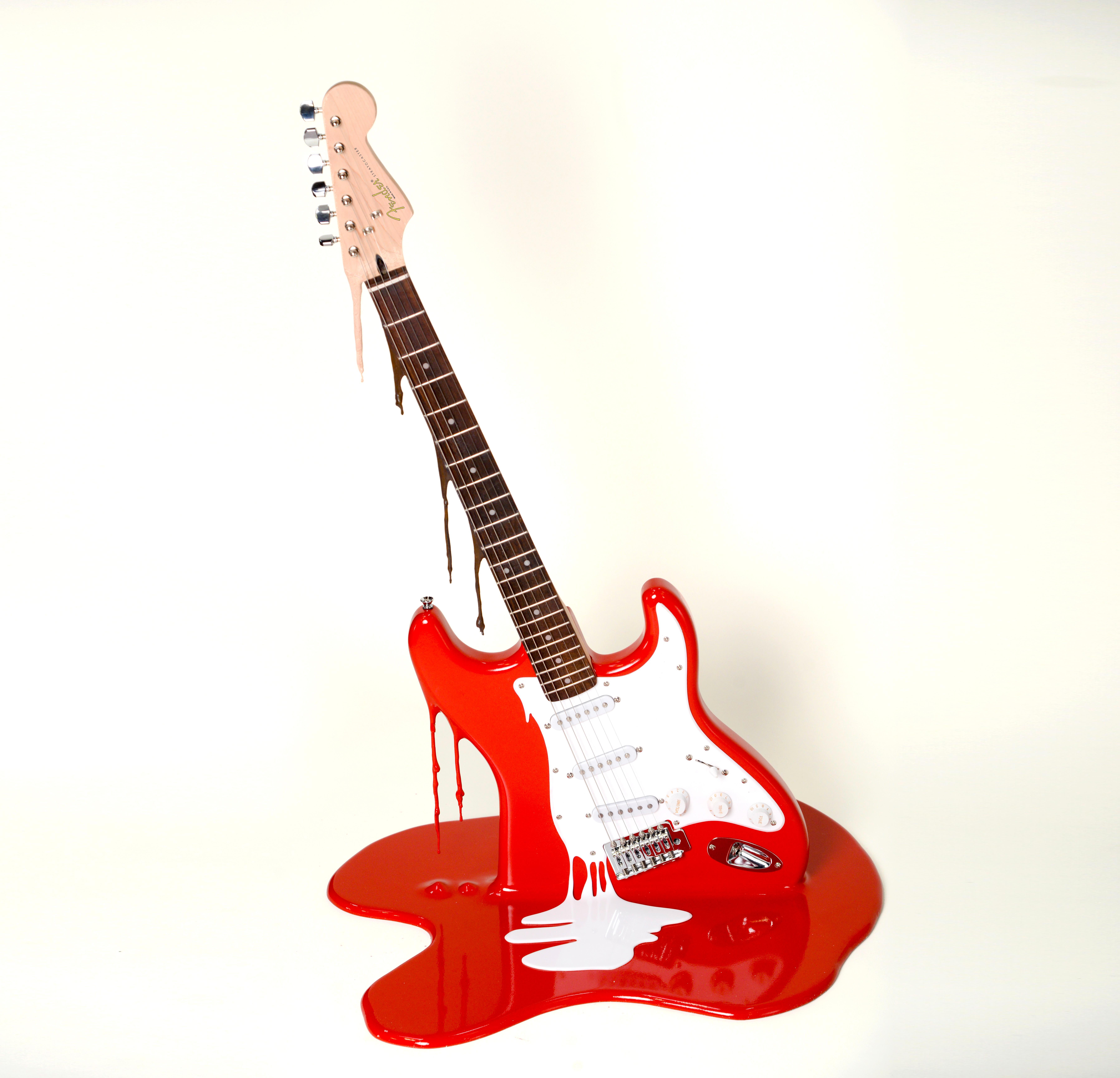 "The Art Of Noise" Genuine Sculpted Fender Stratocaster Guitar