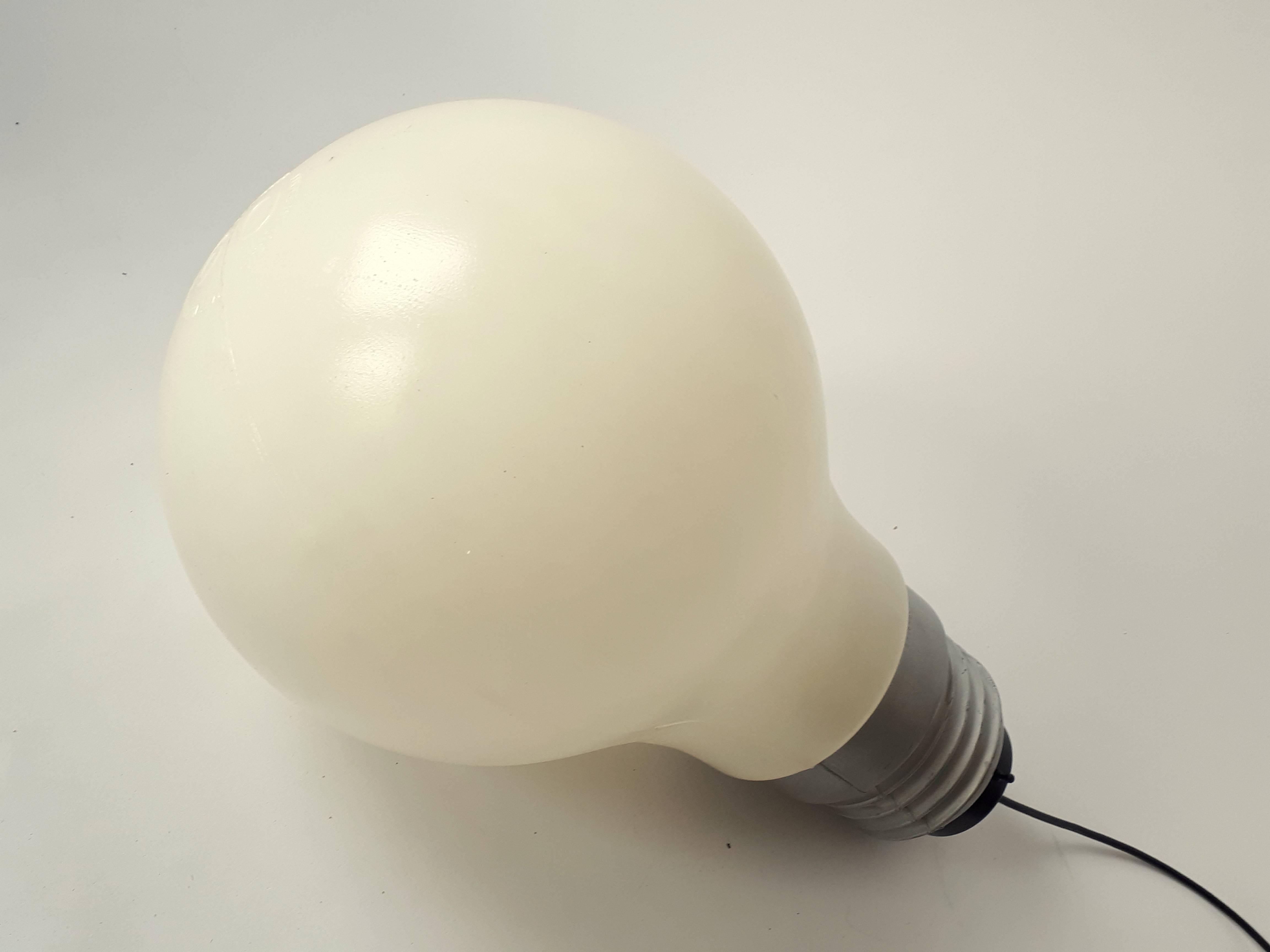 Plastic Light Bulb Pendant from Ingo Maurer, 1969, USA (Kunststoff)
