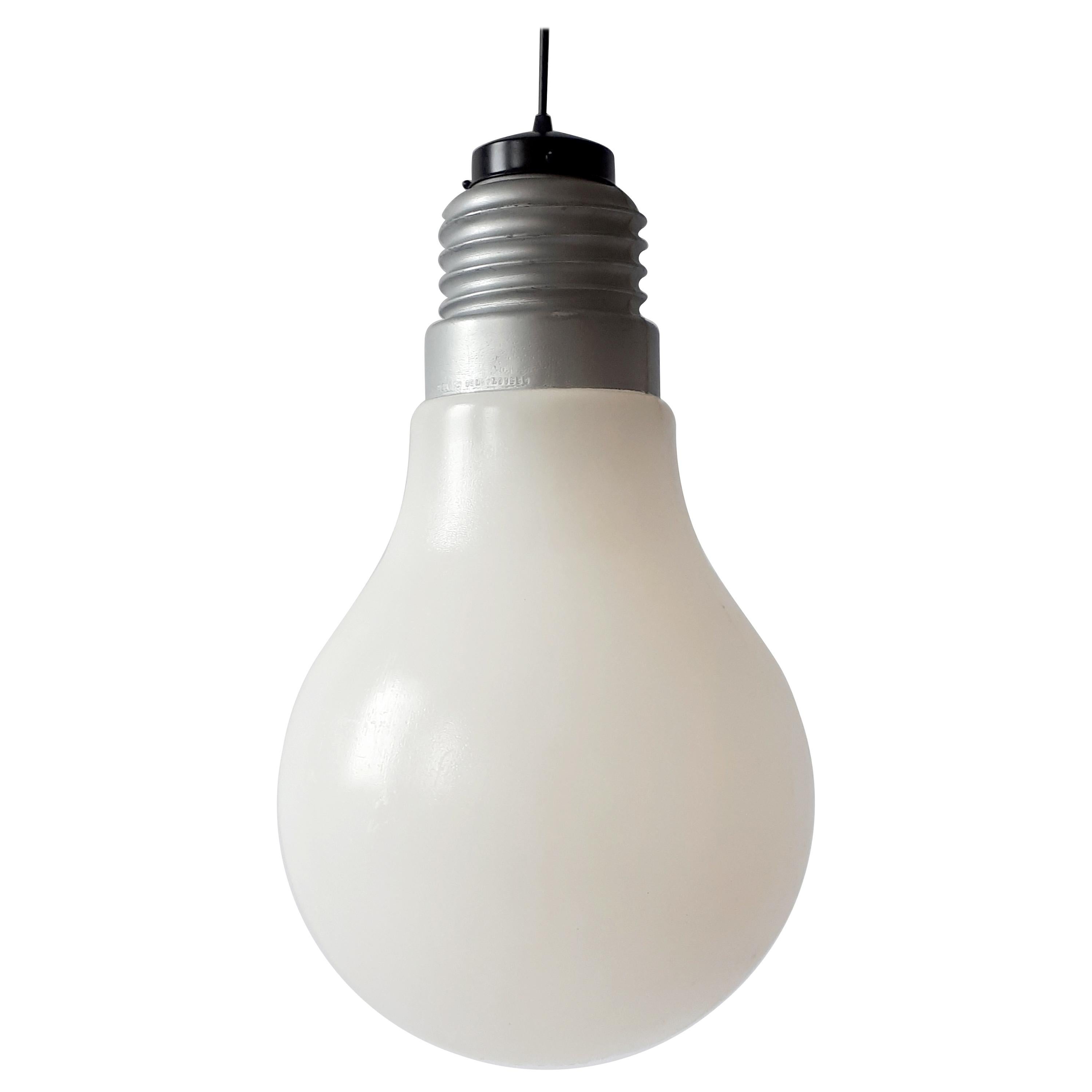 Plastic Light Bulb Pendant from Ingo Maurer, 1969, USA