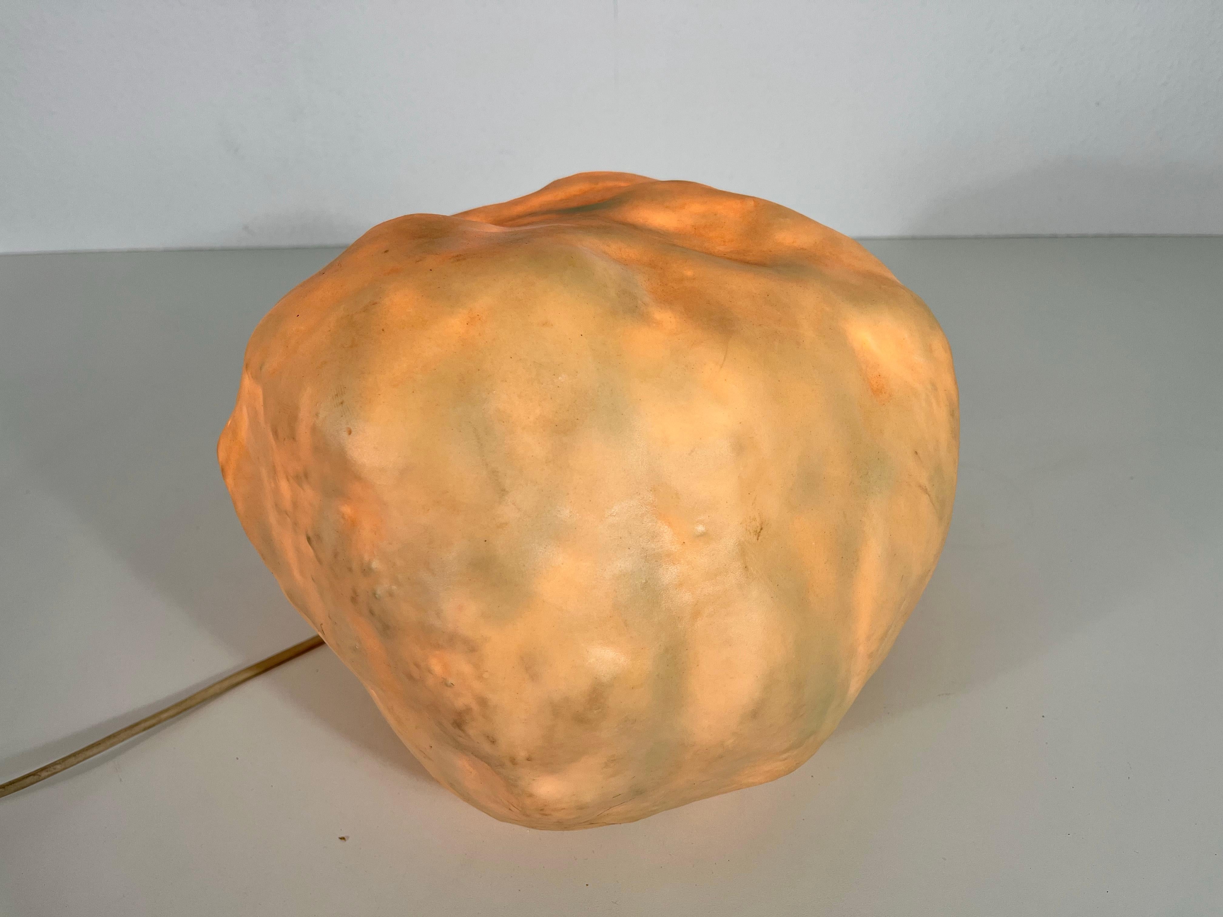 Plastic Moon Rock Table Lamp, Italy, 1970s For Sale 2