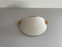 Aplique o Lámpara de Techo de Papel Plástico y Madera by Domus, Años 80, Italia