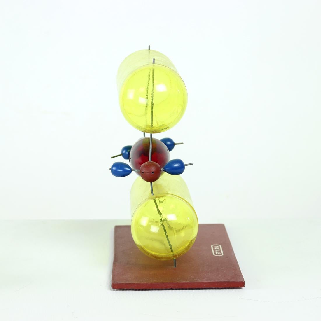 Plastic School Model Of Ethylen, Czechoslovakia 1960s For Sale 3