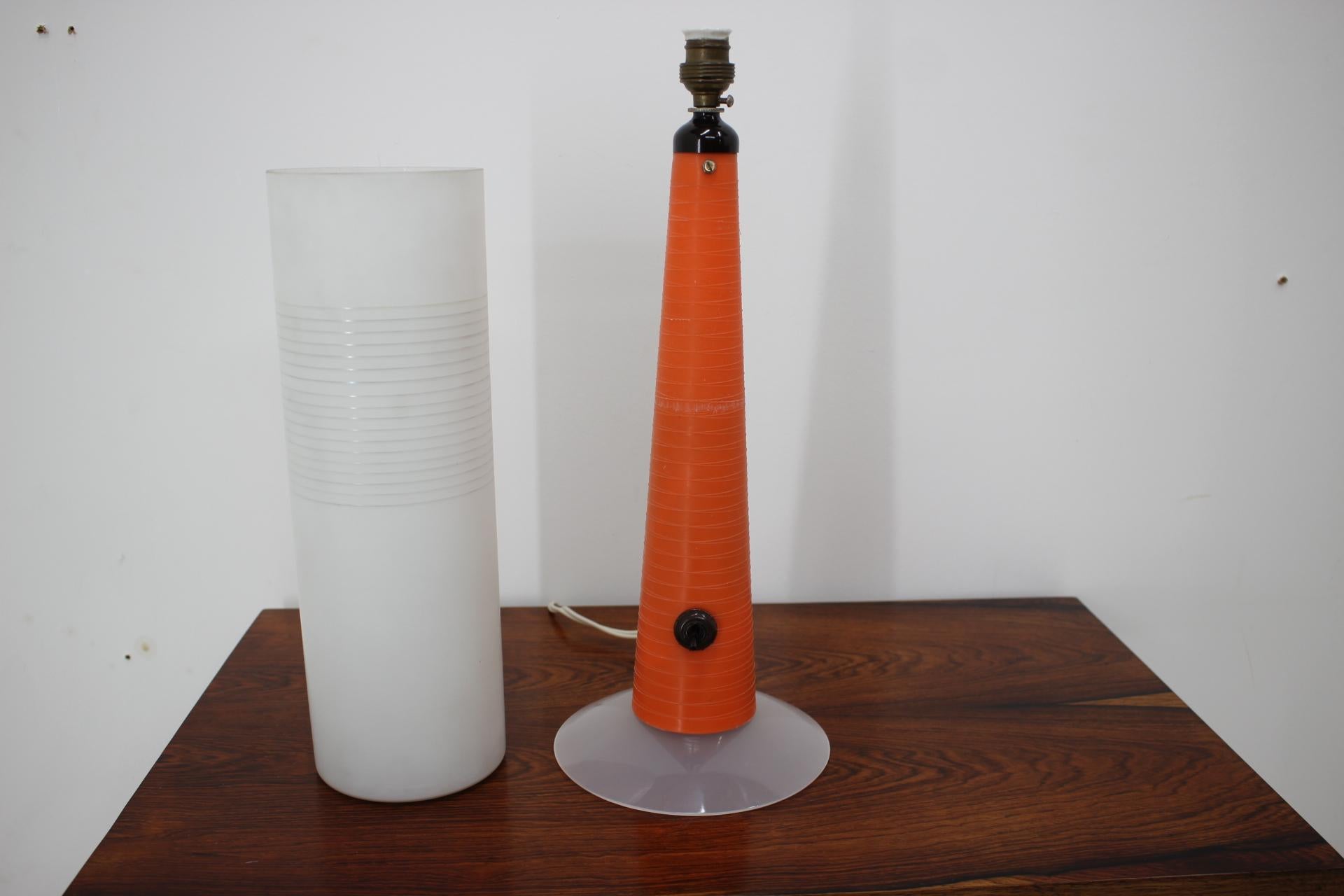 Plastic Design Table Lamp/Paco 2, 1960s For Sale