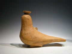 Plastic Terracotta Vase in Form of a Siren. Eastern Greek, circa 530 BC