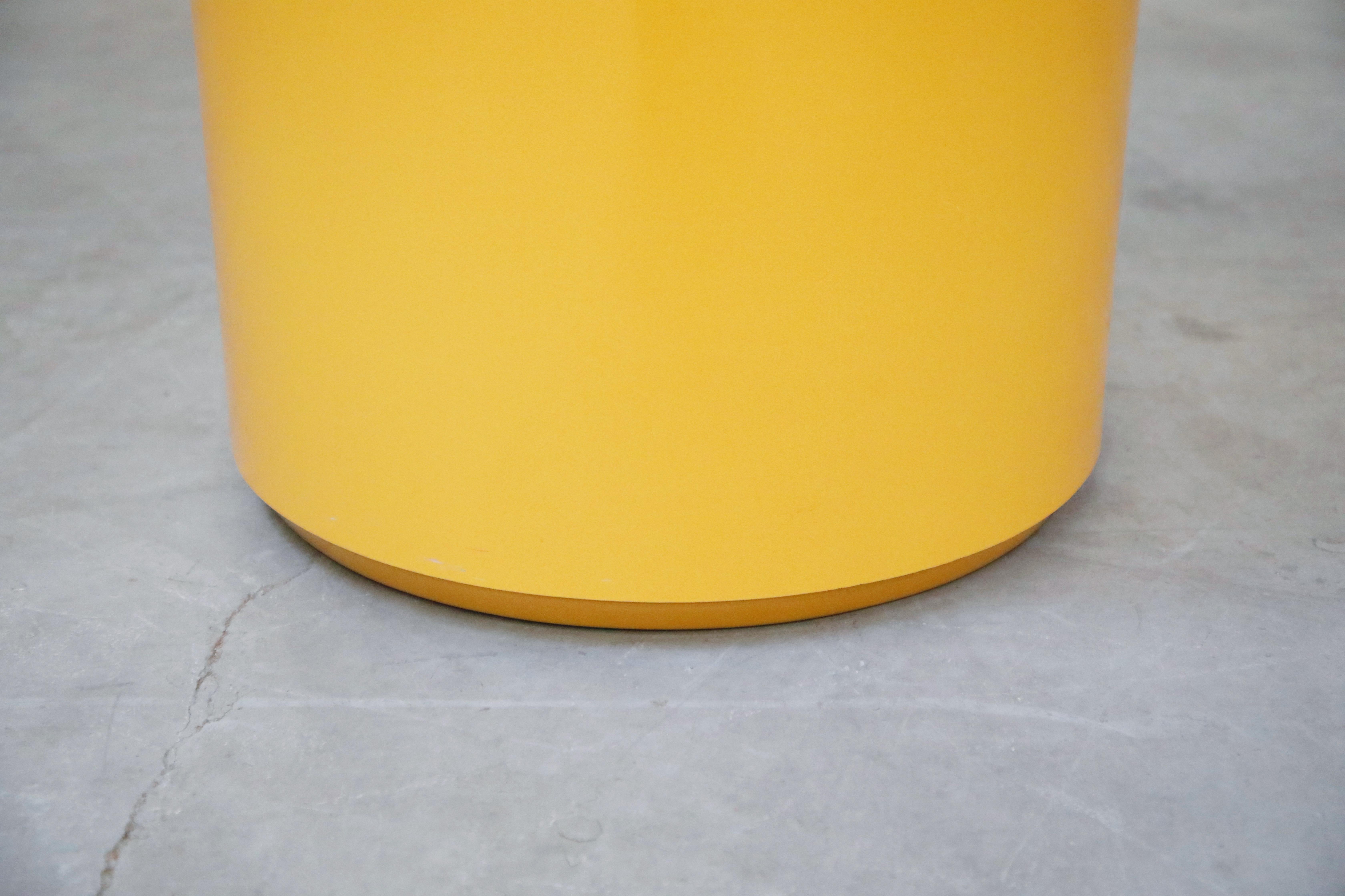 'Plastiglas' Side Table by Peter Pepper Products, 1970s, Signed In Excellent Condition In Los Angeles, CA