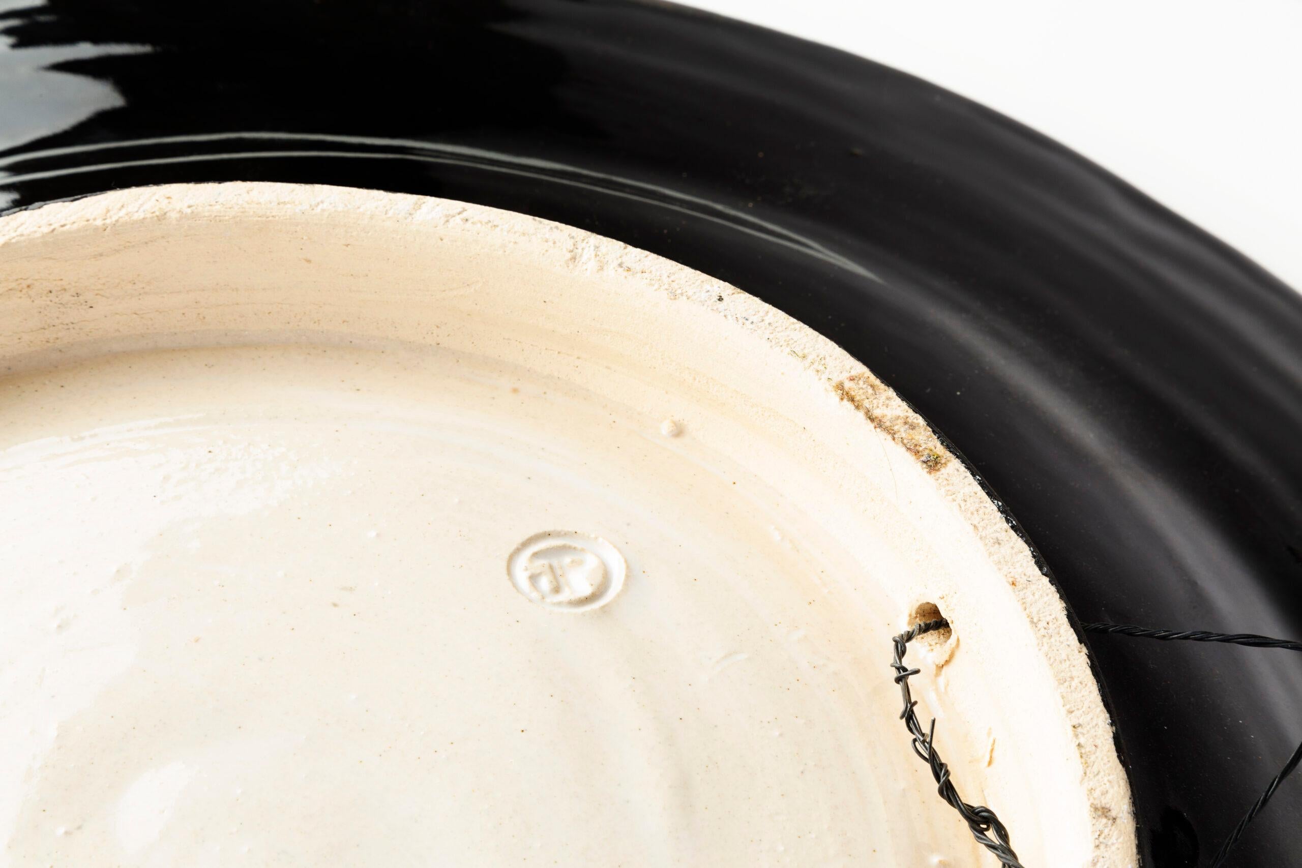 Ceramica Plat géométrique di Jacques Pouchain in vendita