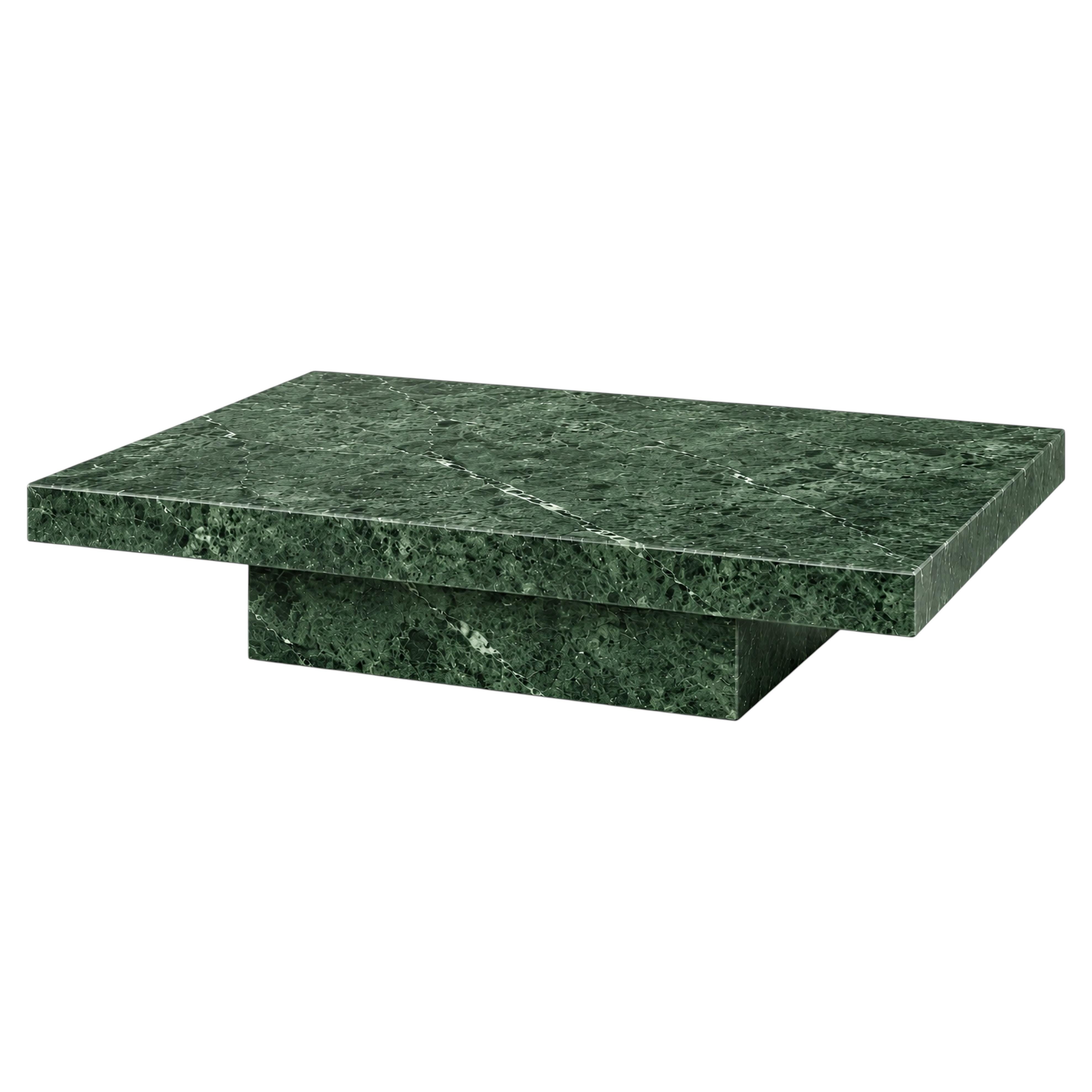 PLAT Mesa de centro de mármol verde hecha a medida Minimalista Muebles de diseño a medida