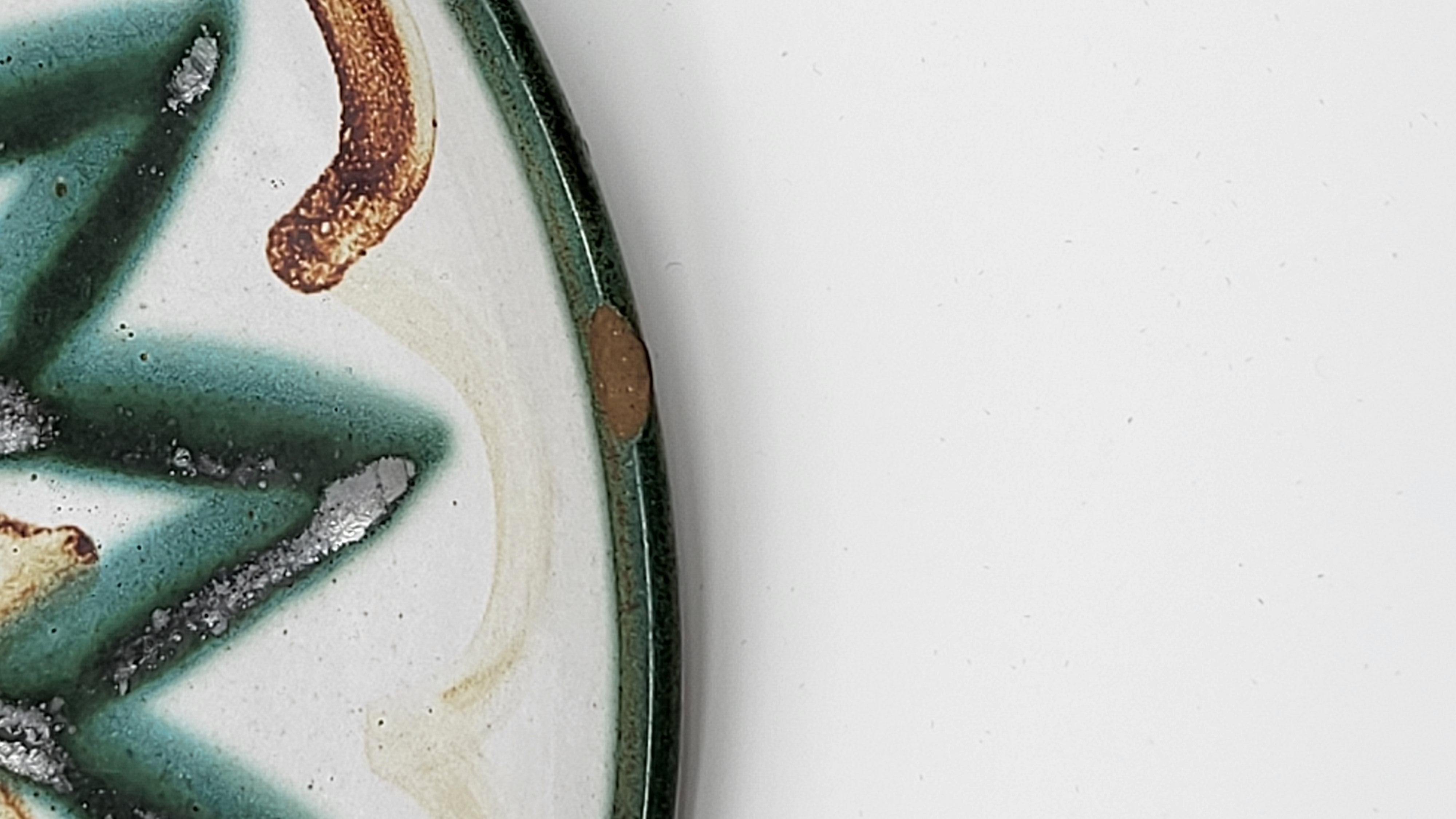Enameled Plat Robert Picault, 1960