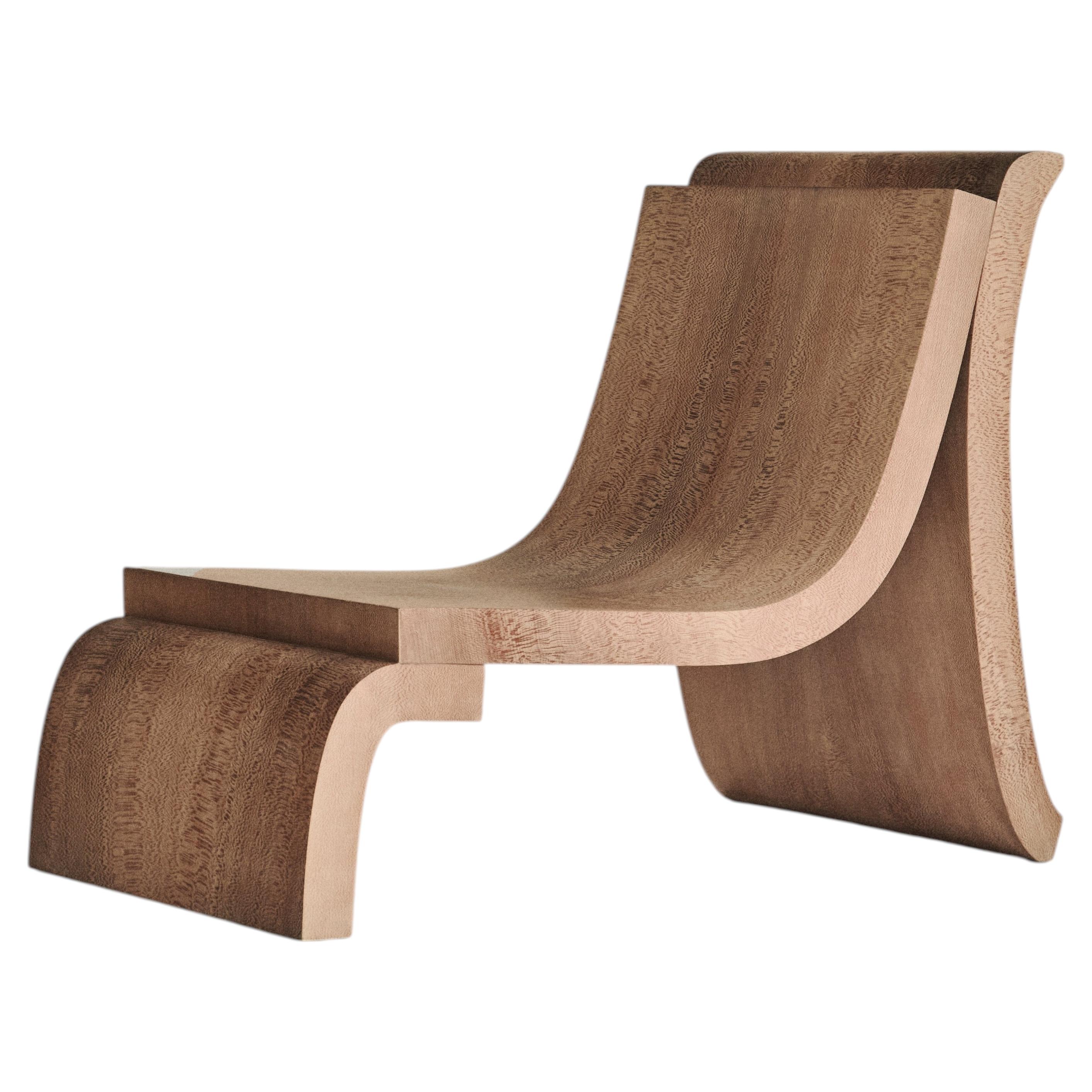 Lounge-Sessel „Platane“, aus Platanenholz von Corpus Studio