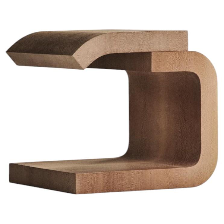 Platane Modular Side Table, Plane Tree Wood by Corpus Studio For Sale