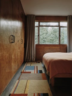 Plate 120 Limited Edition Rug by Gunta Stölzl, Hand-Tufted Millspun Wool
