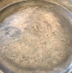Plate 19th Pewter No Marks