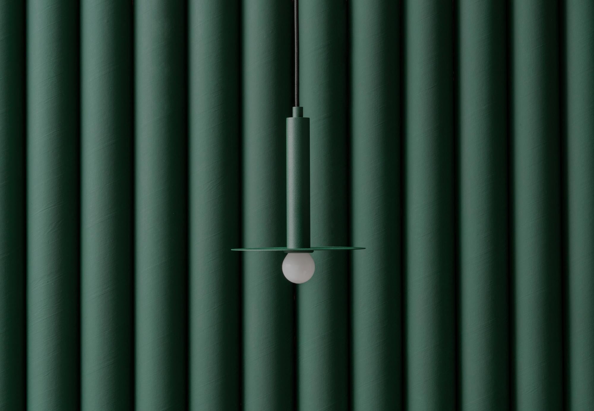Lampada a sospensione Plate Classic nera di +kouple in vendita 4