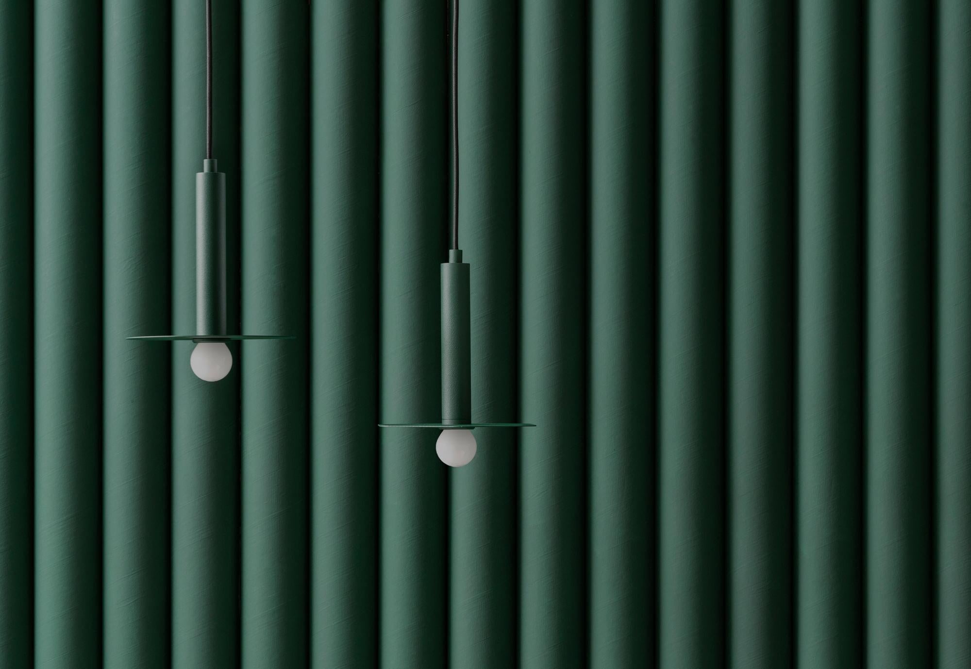 Lampada a sospensione Plate Classic nera di +kouple in vendita 6