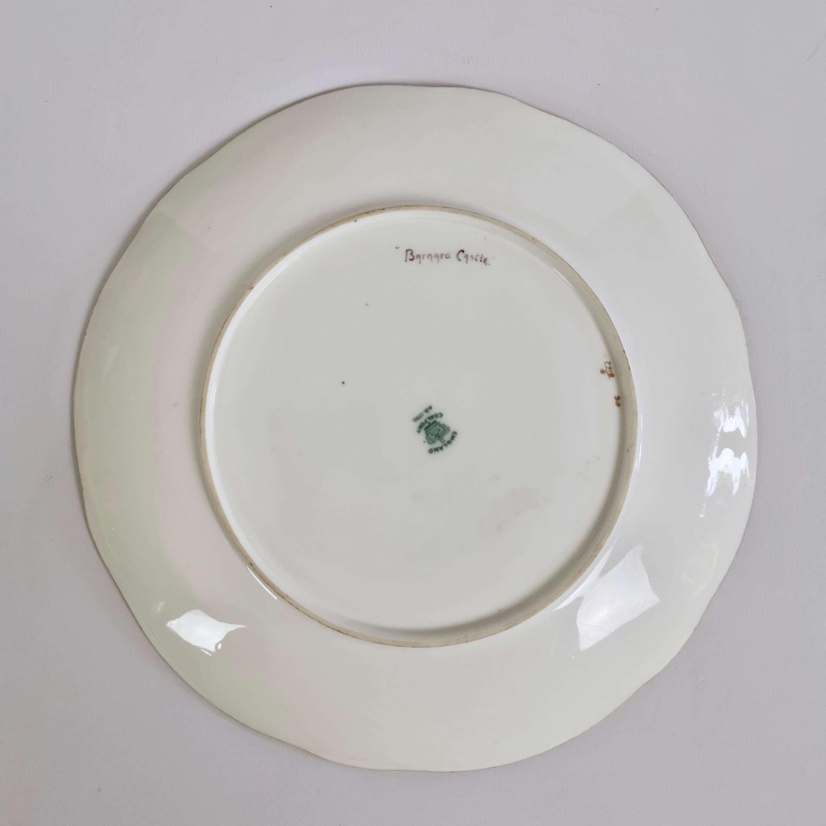Early 20th Century Plate, Coalport for Thomas Goode, Barnard Castle by P.Simpson, 1915