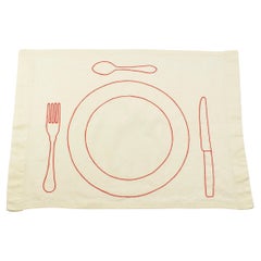 Plate & Cutlery Placemat, Red