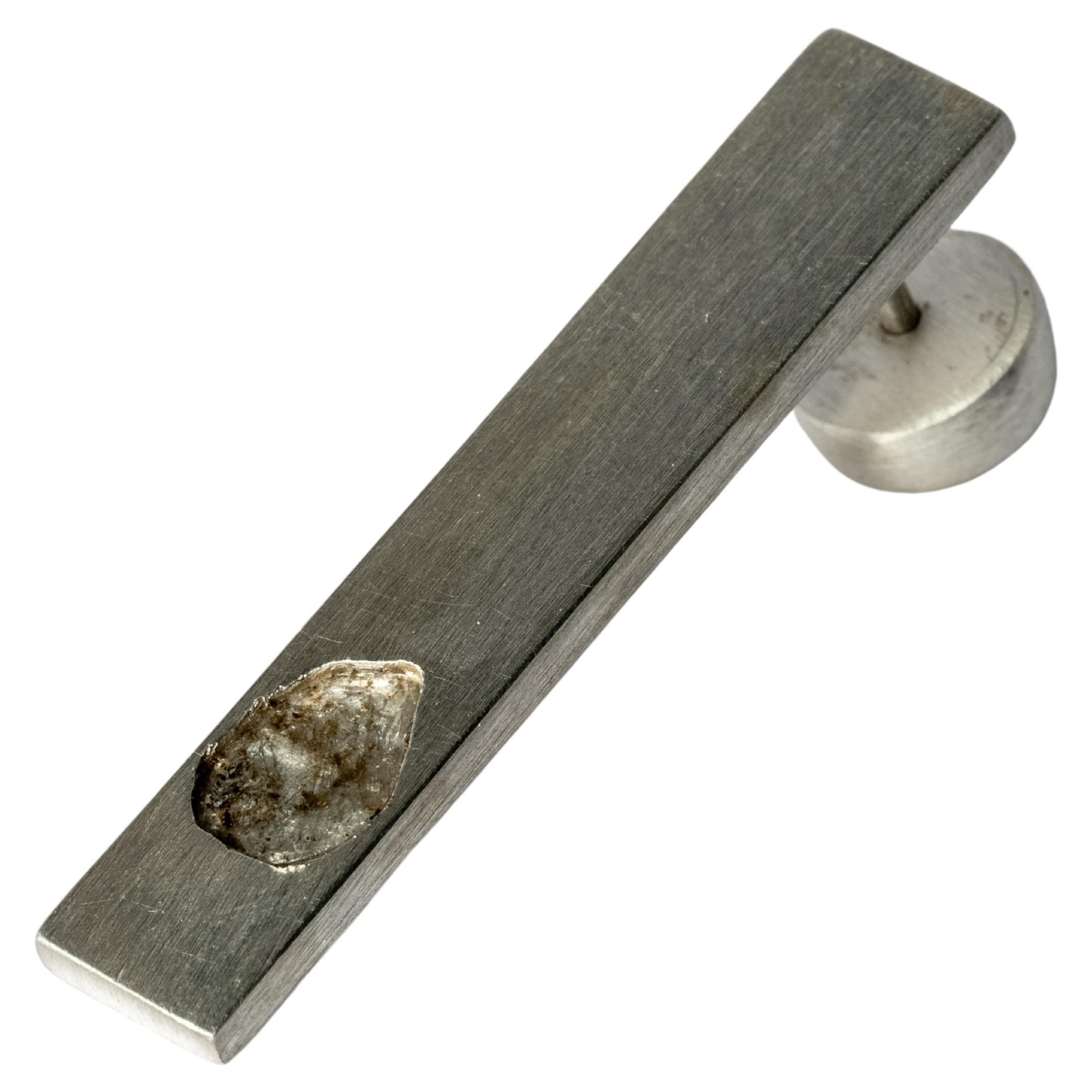 Platin-Ohrring (0.2 Karat, Diamantlab, 34 mm, MA+DIA) im Angebot
