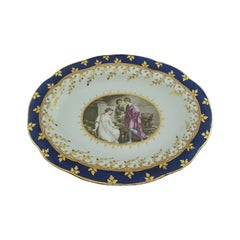 Plate from The King of Hanover Service, Cleopatra, Worcester, circa 1795