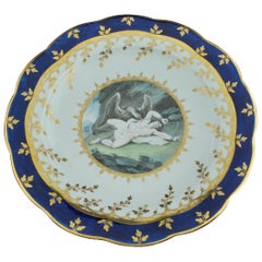 Plate from the King of Hanover Service, Prometheus, Worcester, circa 1795