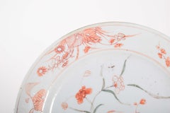 Platte, aus chinesischem Exportporzellan. Polychrome Dekoration