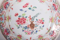 Plate, in Chinese Porcelain Famille Rose, Qing Dysnaty
