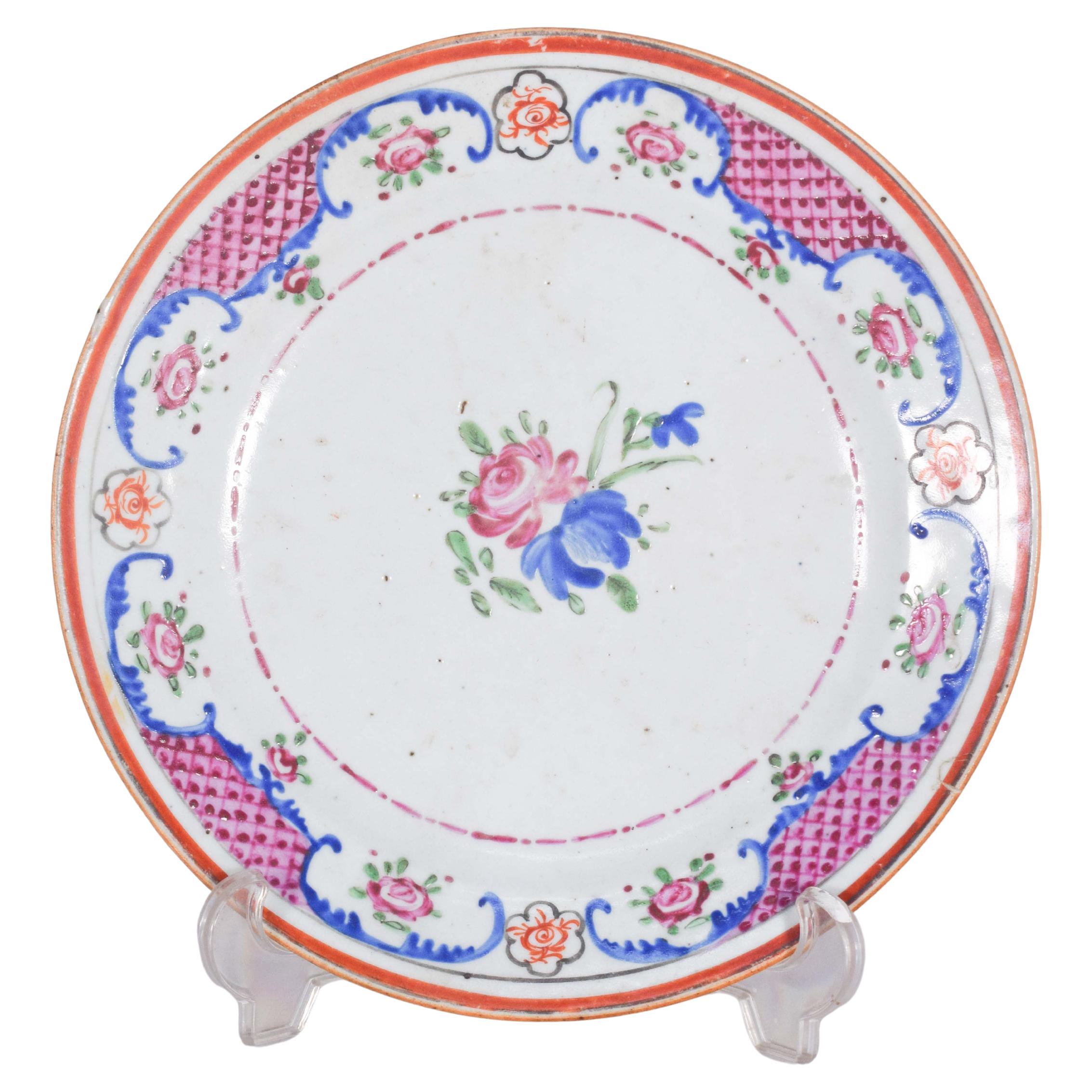 Plate Made of Chinese Porcelain for Export