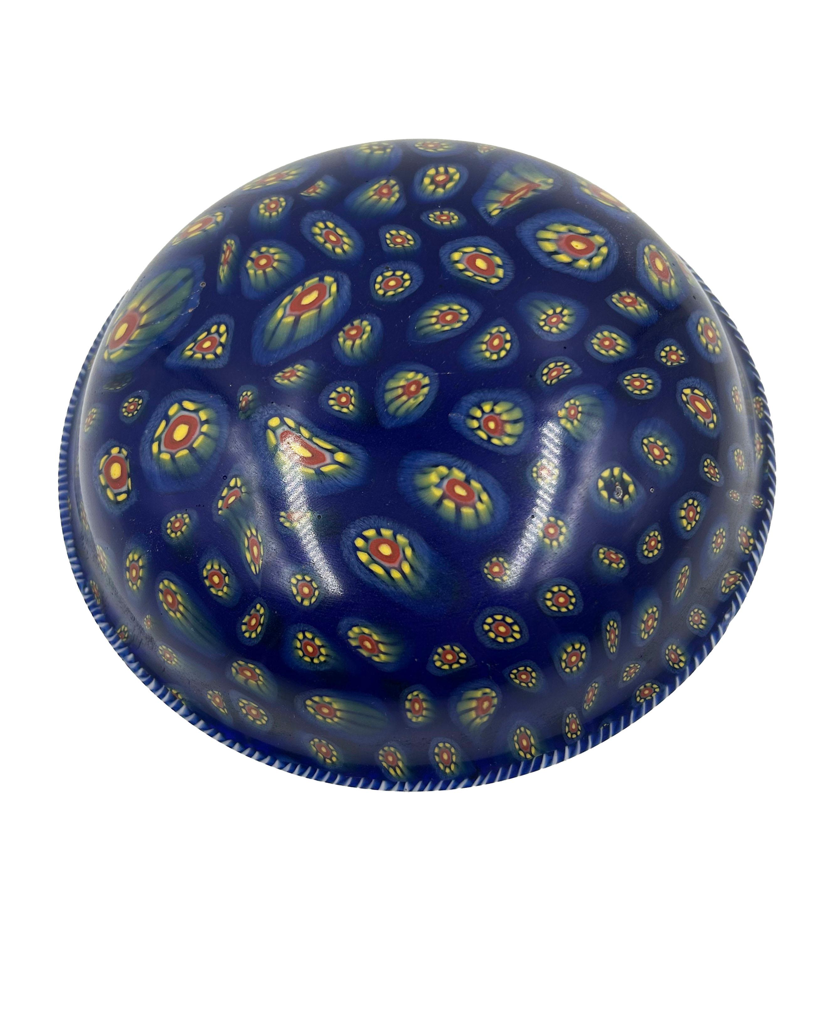 Coupe en verre Murrino par Ulderico Moretti - Murano, vers 1880 In condizioni buone in vendita a NEUILLY-SUR-SEINE, FR