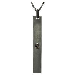 Plate Necklace (0.8 CT, Diamond Slab, KA+DIA)