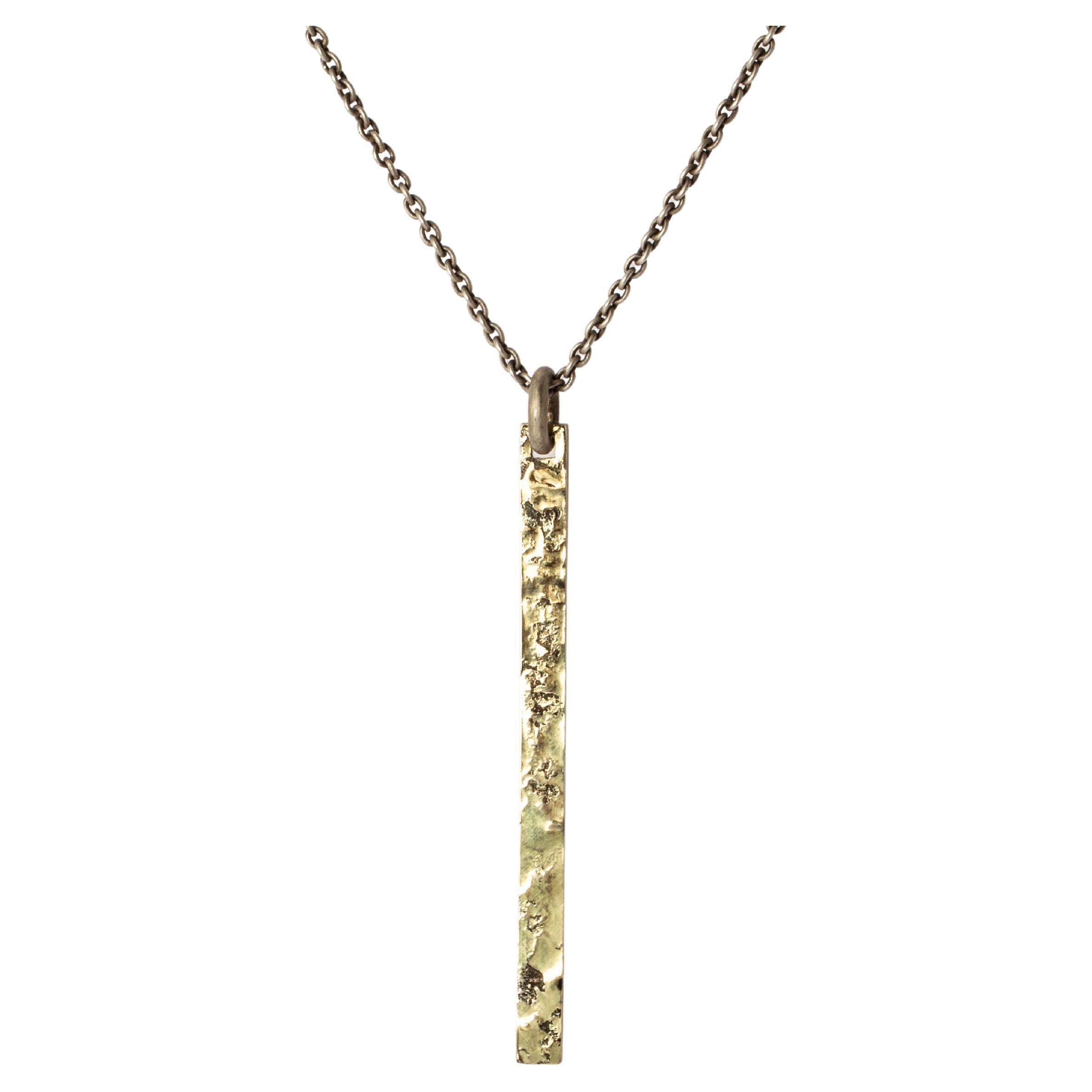 Plate Necklace (Half, Fuse, DA18K) For Sale