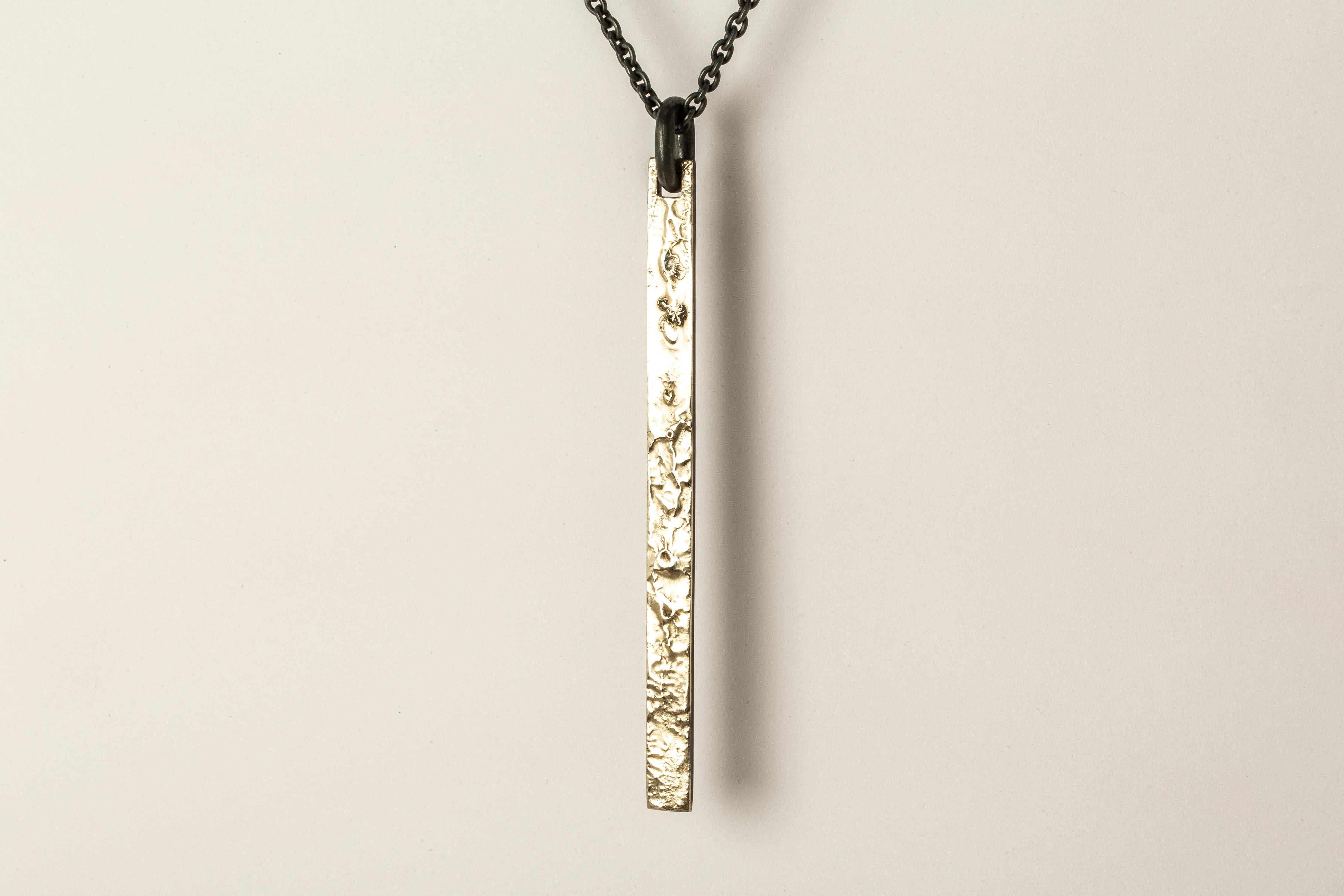 Women's or Men's Plate Necklace (Half, Fuse, KA10KW) For Sale