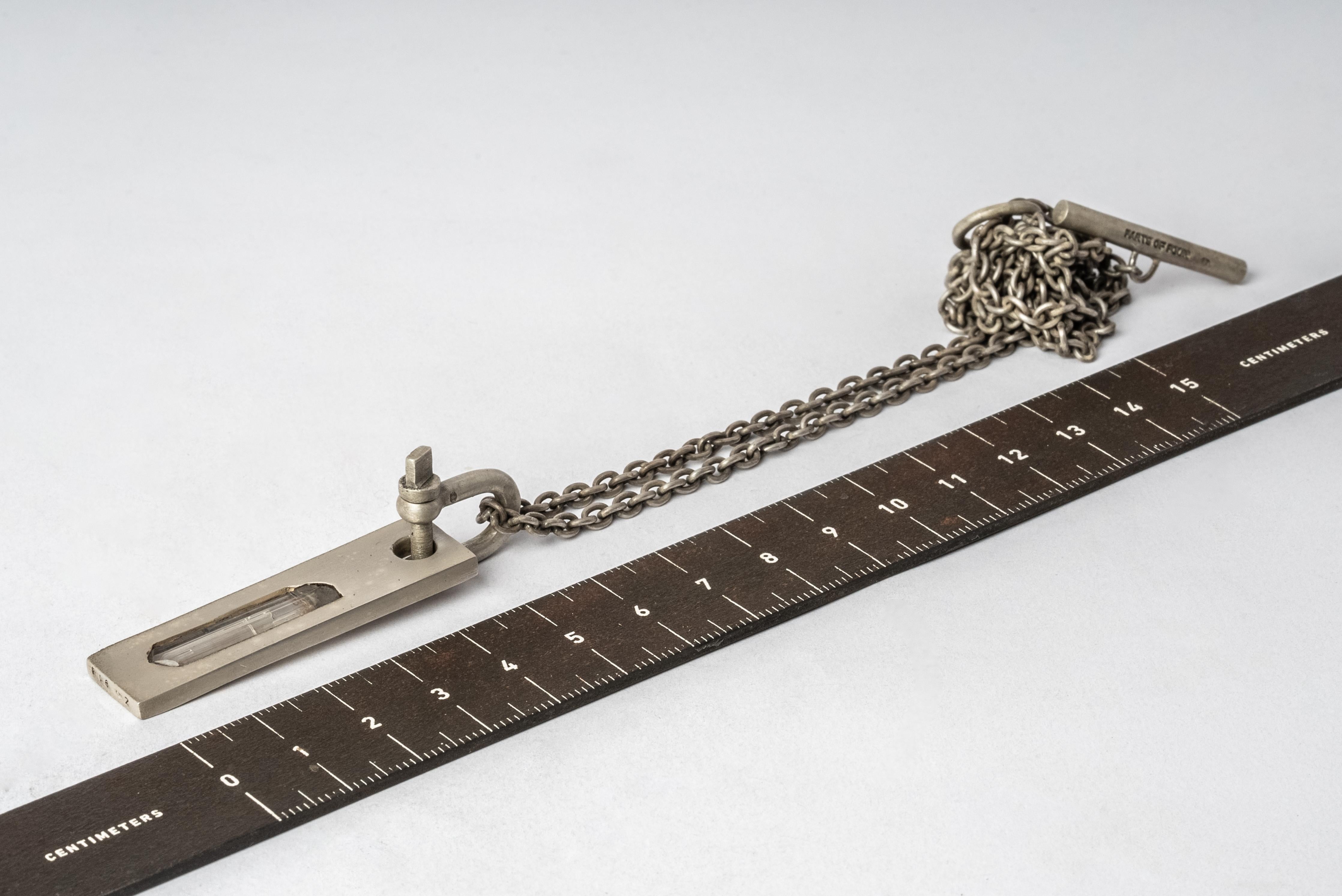 Plate Necklace (U-Bolt Var., Adaptation, Zultanite, DA+ZUL) In New Condition For Sale In Paris, FR