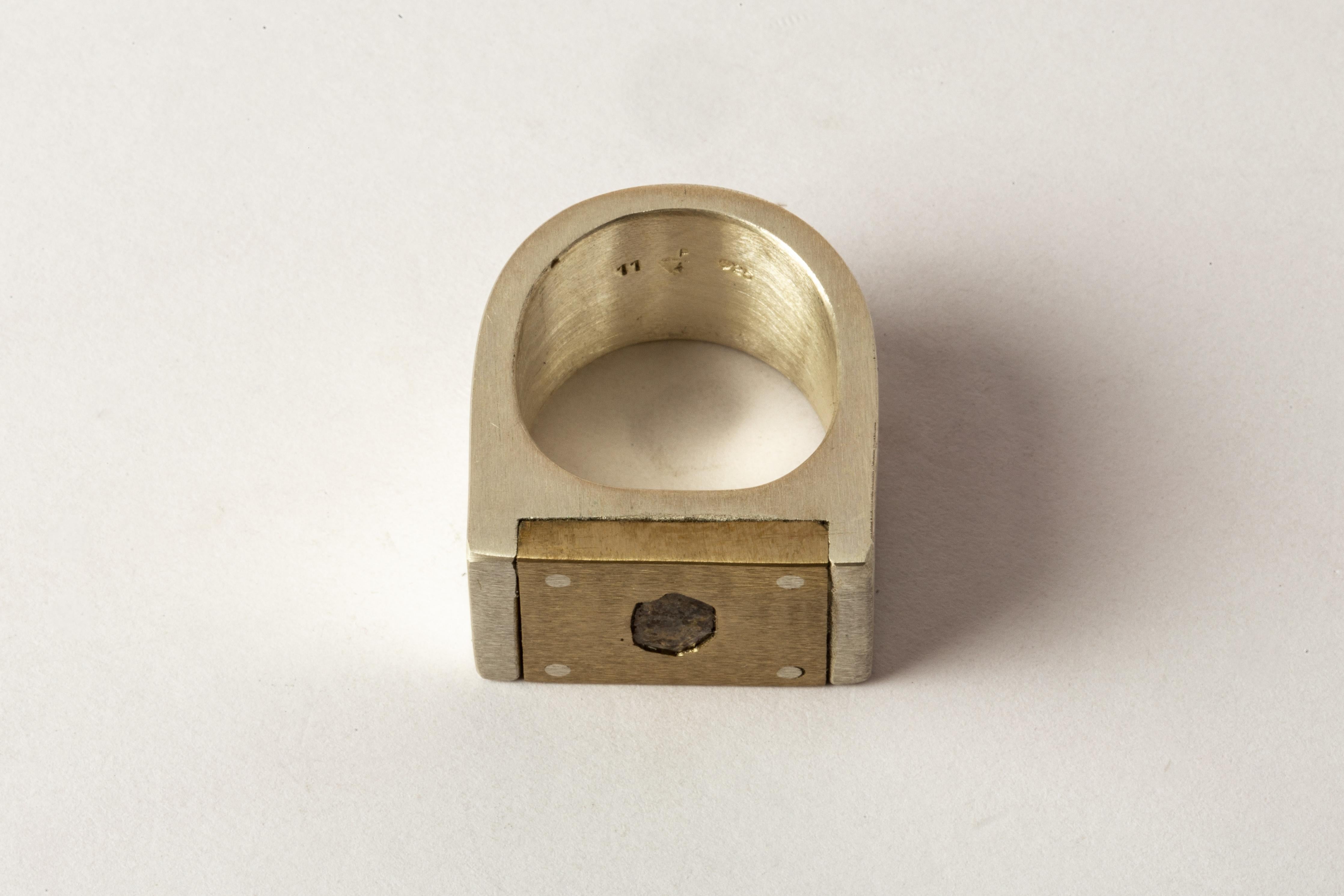 For Sale:  Plate Ring Single (0.2 CT, Diamond Slab, 17mm, MA+MR+DIA) 6