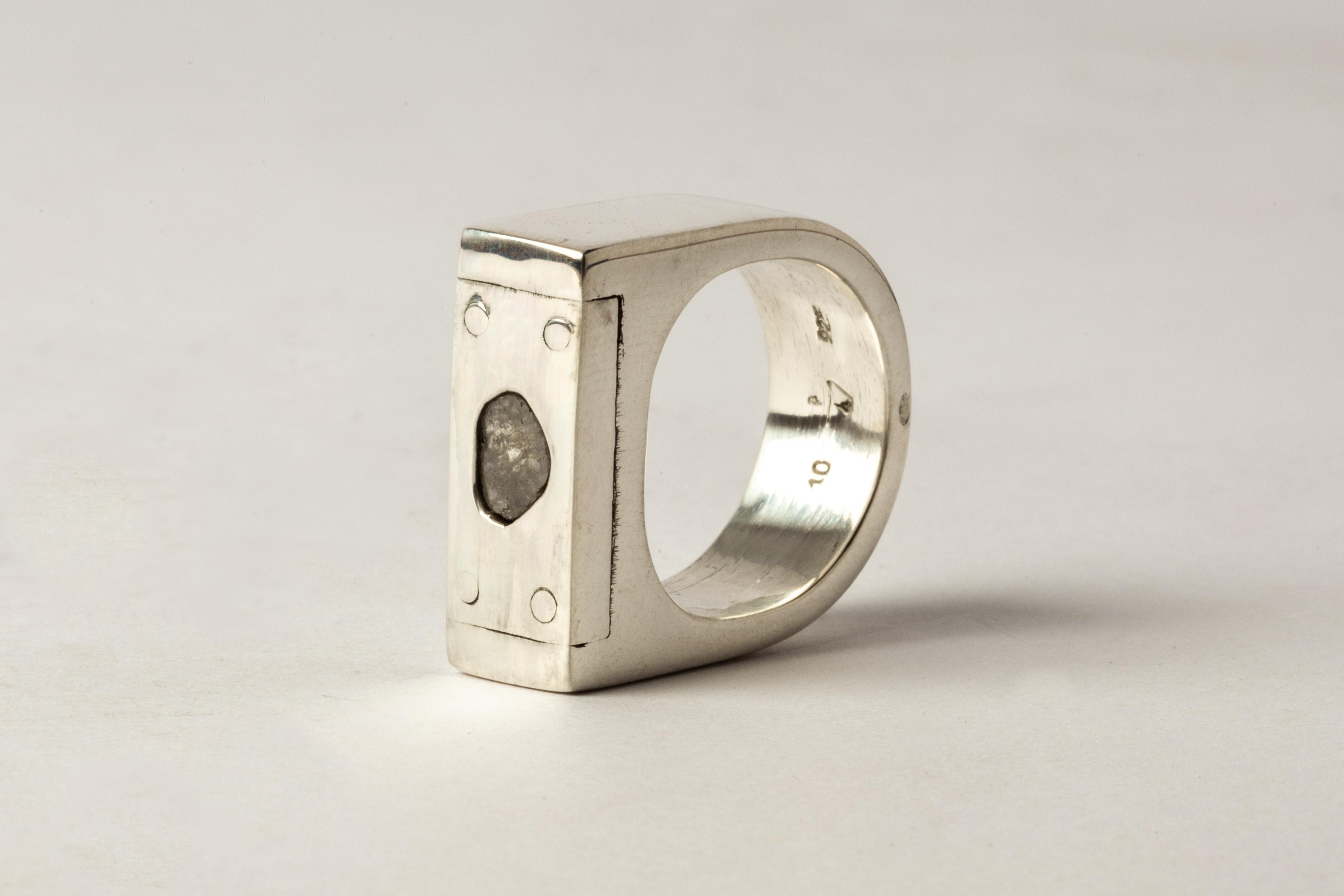 For Sale:  Plate Ring Single (0.2 CT, Diamond Slab, 9mm, PA+DIA) 2