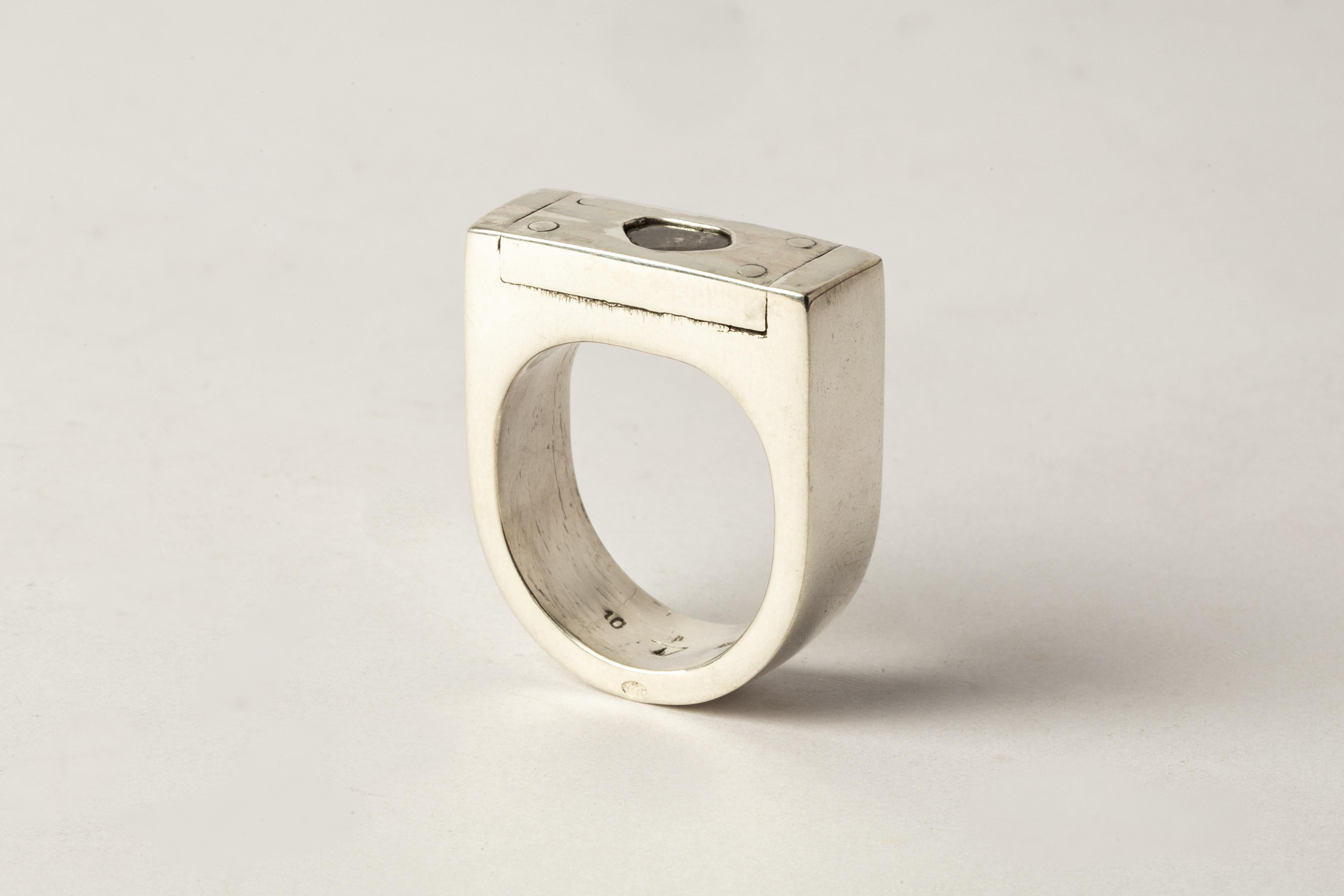 For Sale:  Plate Ring Single (0.2 CT, Diamond Slab, 9mm, PA+DIA) 3