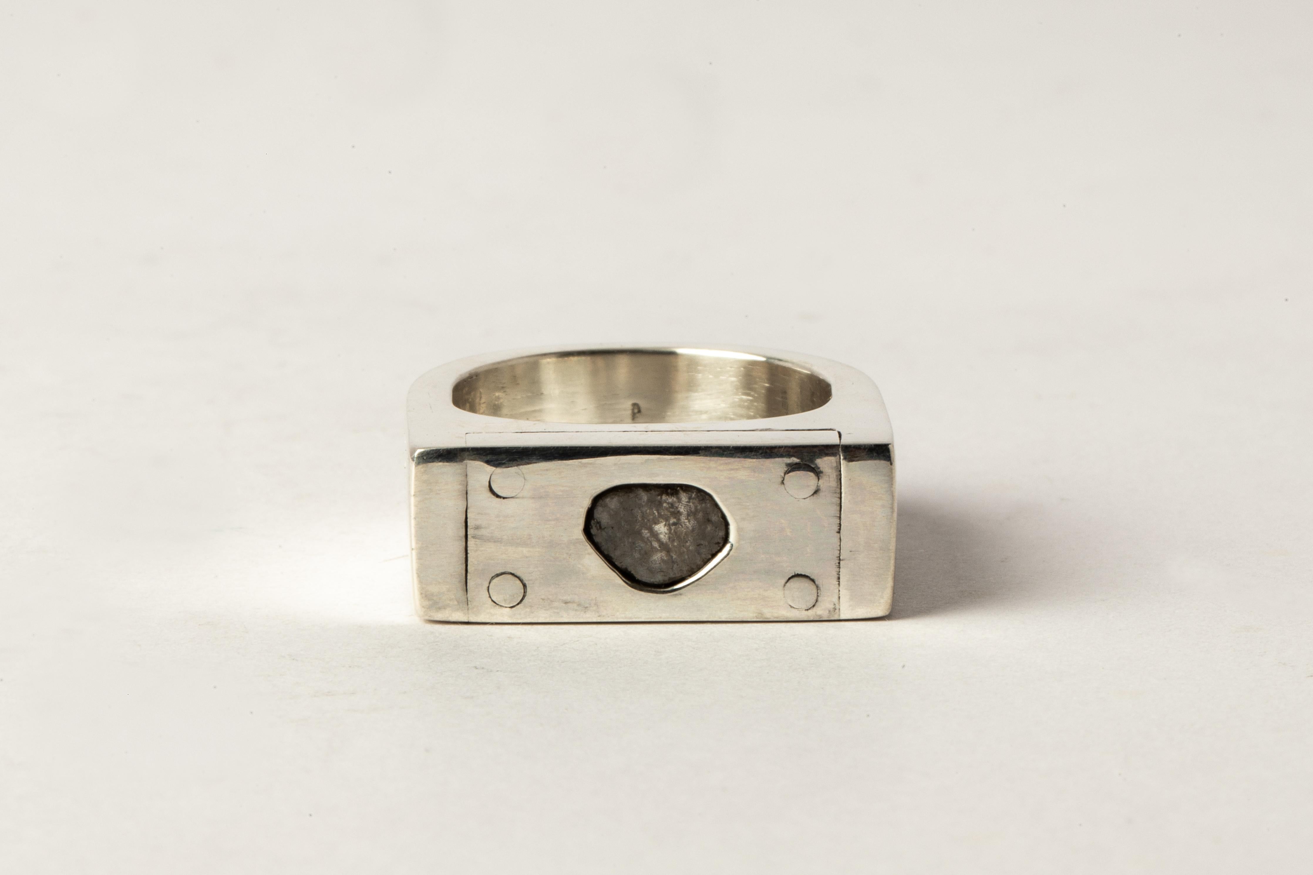 For Sale:  Plate Ring Single (0.2 CT, Diamond Slab, 9mm, PA+DIA) 5