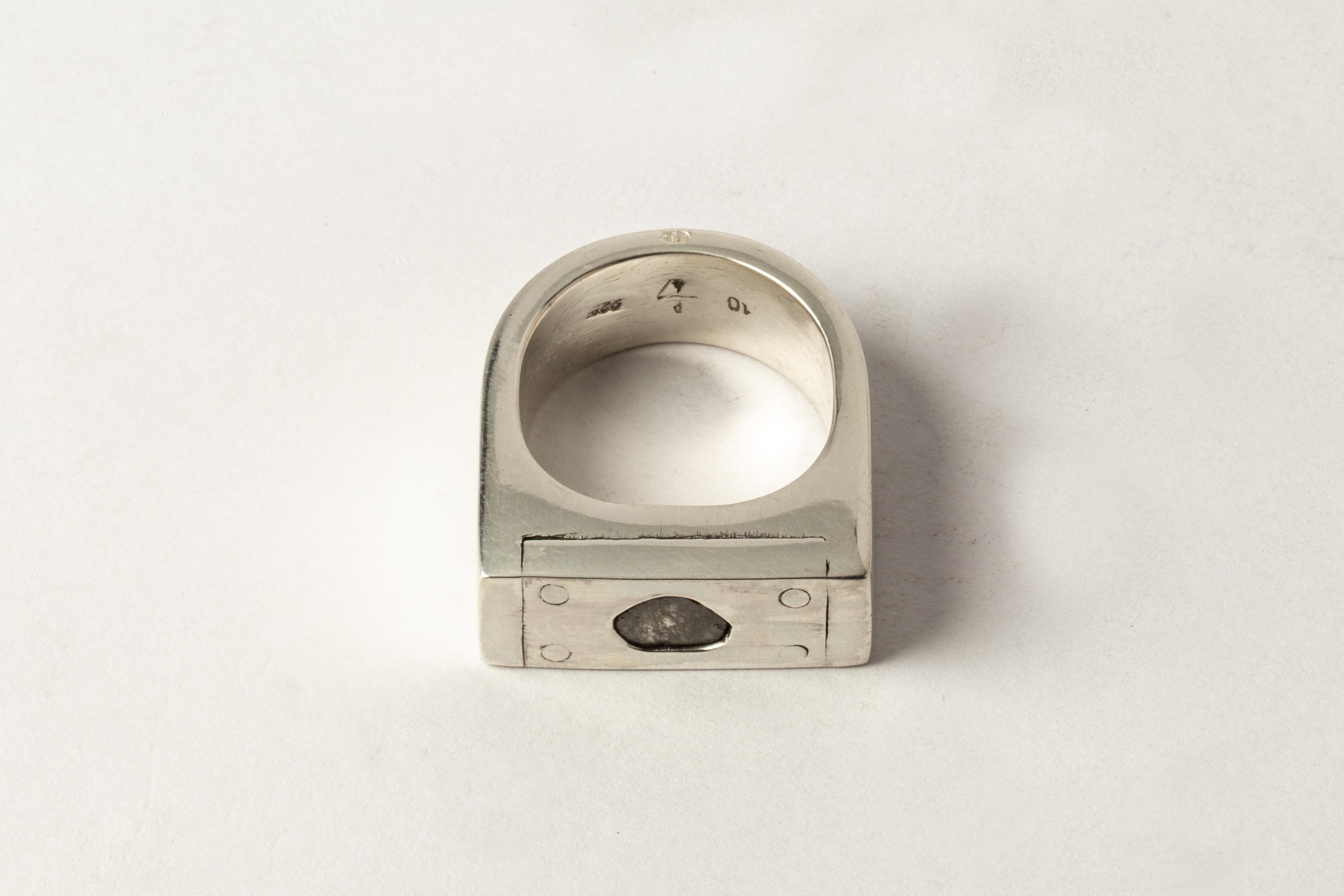 For Sale:  Plate Ring Single (0.2 CT, Diamond Slab, 9mm, PA+DIA) 6
