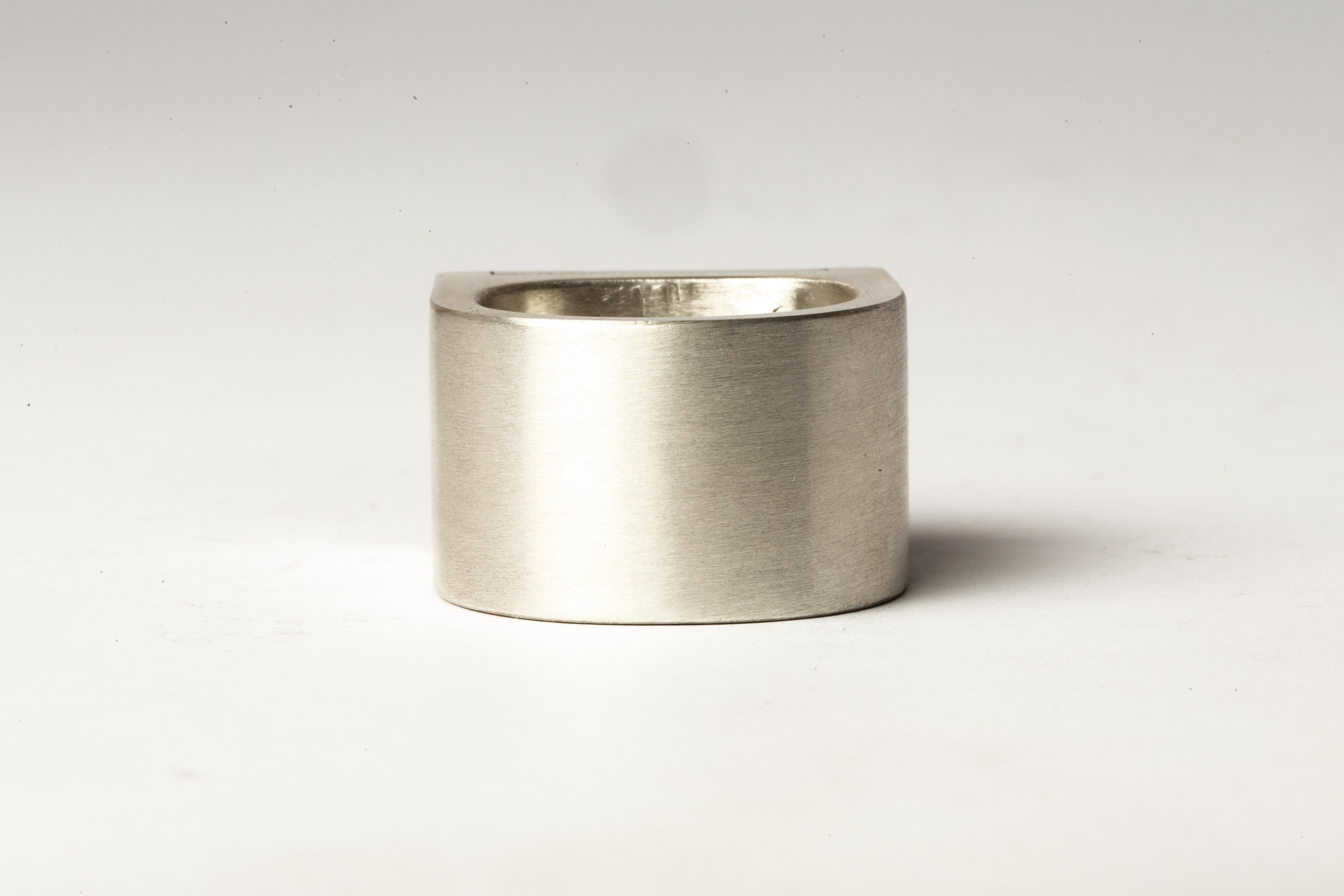 For Sale:  Plate Ring Single (0.4 CT, Diamond Slab, VAR, 17mm, MA+MR+DIA) 4