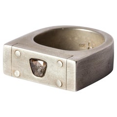 Plate Ring Single (0.4 CT, Diamond Slab, VAR, 9mm, DA+DIA)