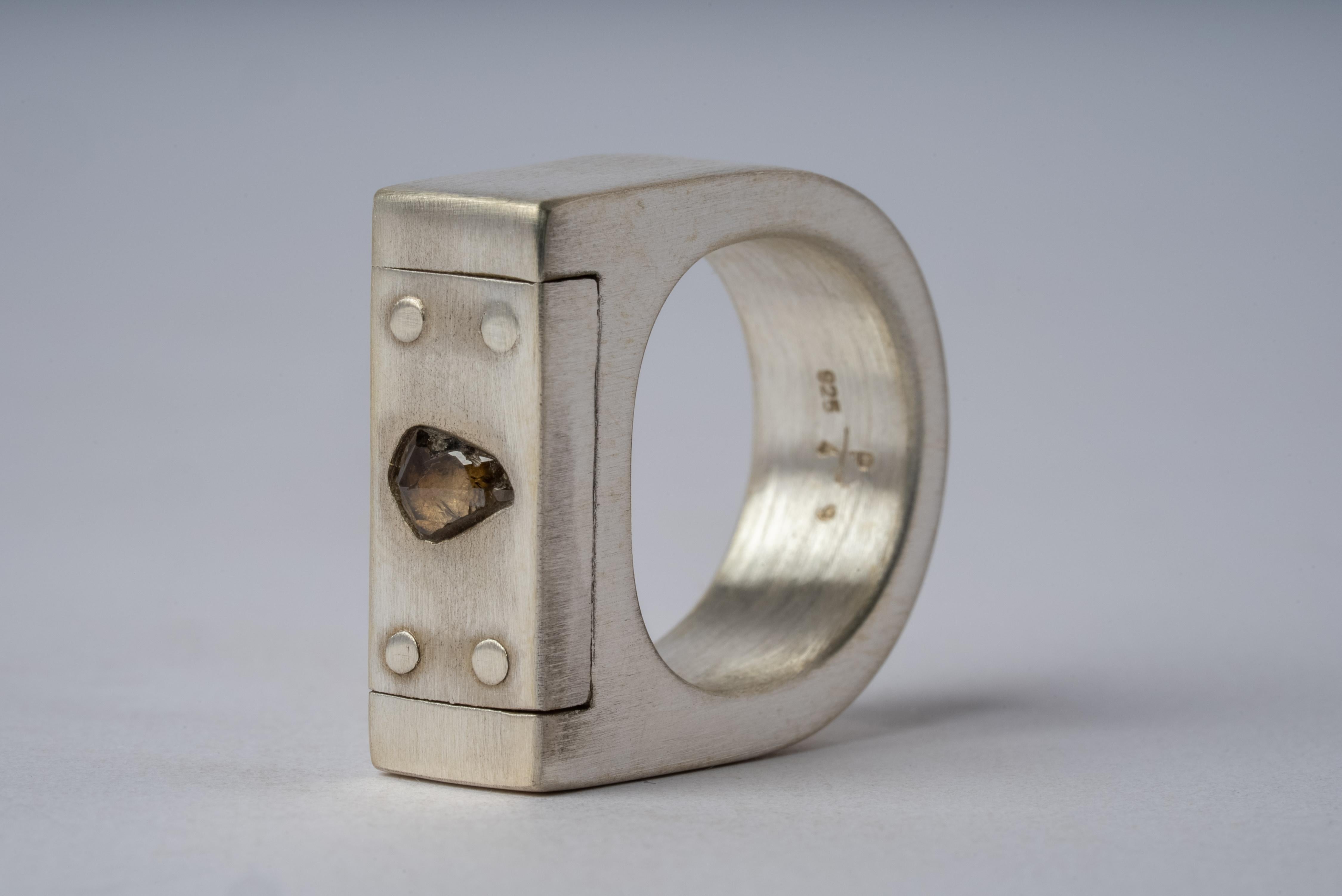For Sale:  Plate Ring Single (0.4 CT, Diamond Slab, VAR, 9mm, MA+DIA) 3