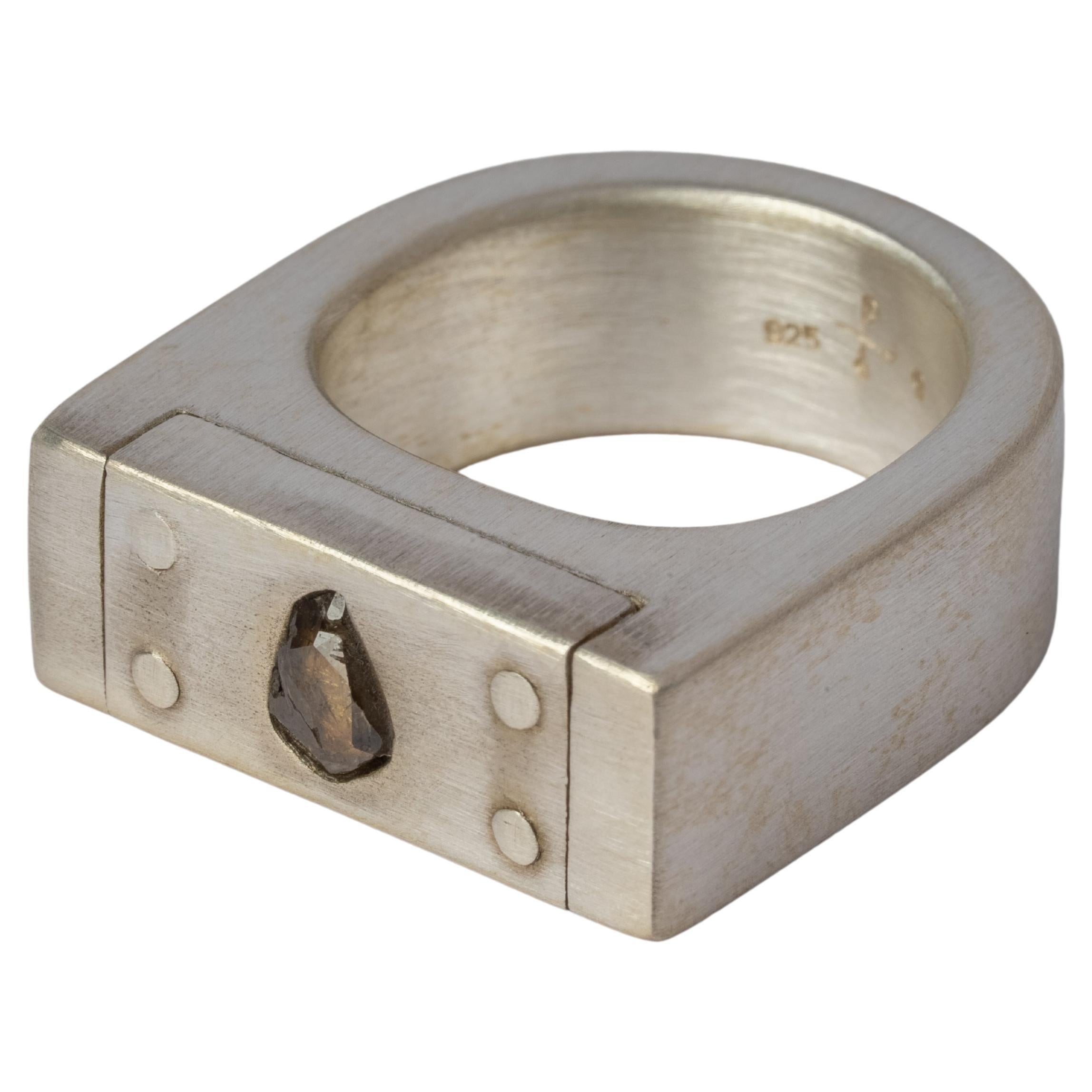 For Sale:  Plate Ring Single (0.4 CT, Diamond Slab, VAR, 9mm, MA+DIA)