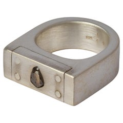 Plate Ring Single (0.4 CT, Diamond Slab, VAR, 9mm, MA+DIA)
